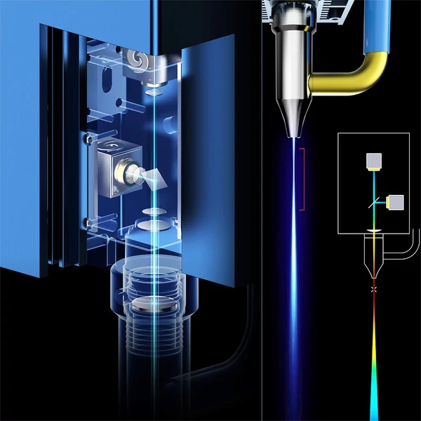 SCULPFUN S30 Pro 10W lézer + H44 lézerágy + 1 év Lightburn licenc