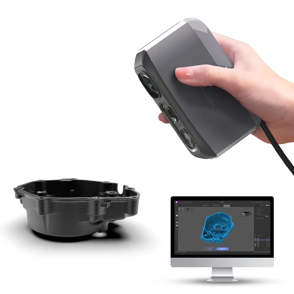 3DMakerpro Moose Lite 3D szkenner, NIR fényforrás, 0,05mm pontosság, 24-bites színes kamera, Windows/Mac kompatibilis - Standard