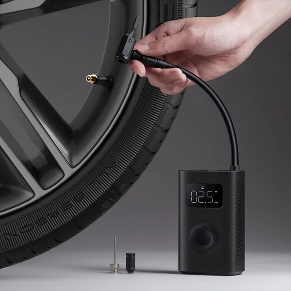 Xiaomi Mijia 150PSI hordozható elektromos légkompresszor, 2000mAh, motorhoz, biciklihez, rollerhez, labdához