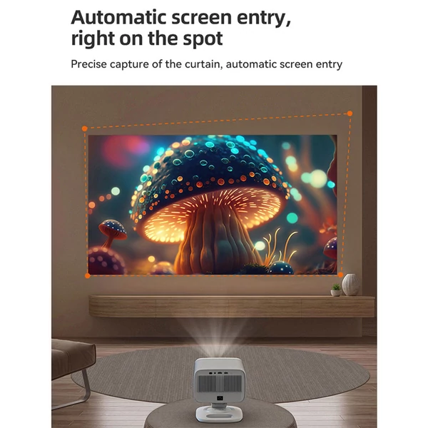 Lenovo Xiaoxin 100P okos projektor, 850 ANSI, 1080P, HDR10, WiFi 6, 2×5W hangszóró, automatikus trapézkorrekció