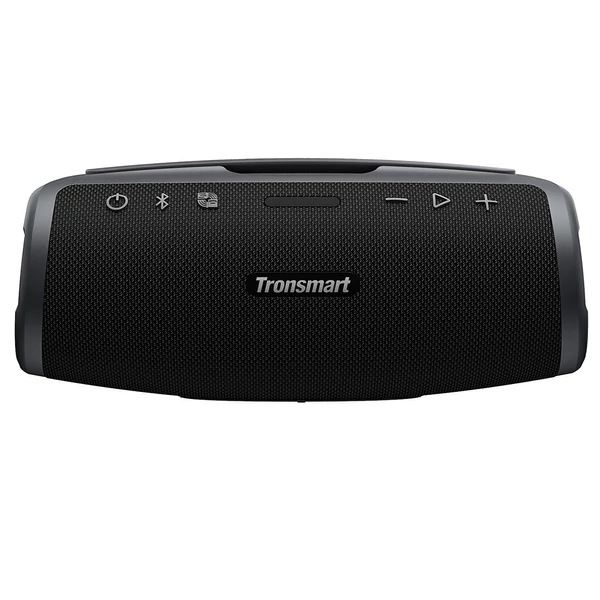 Tronsmart Mirtune S100 hordozható kültéri hangszóró, Bluetooth 5.3, 50W, 20 óra, IPX7, állítható EQ - Fekete