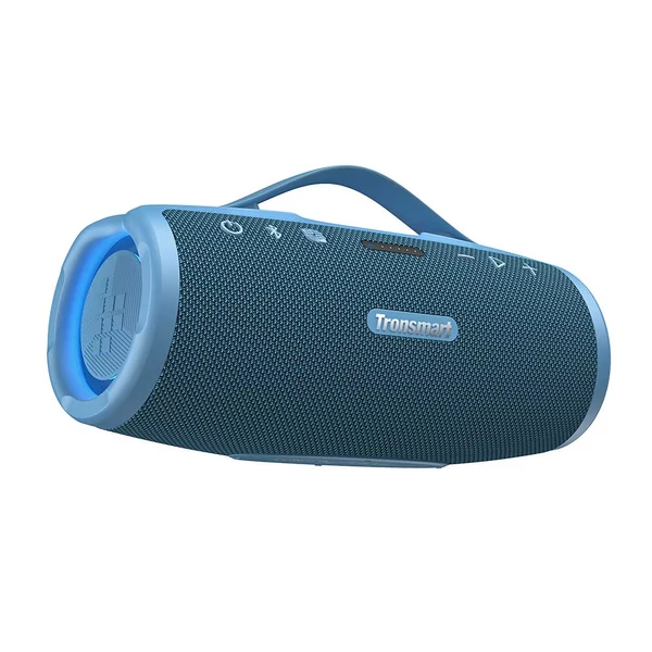 Tronsmart Mirtune S100 hordozható kültéri hangszóró, Bluetooth 5.3, 50W, 20 óra, IPX7, állítható EQ - Kék