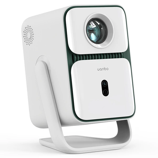 Wanbo T2 Ultra projektor, Android TV 11, 500 ANSI, natív 1080P, 120° forgatható állvány, autofókusz, 45-140" vetítés, dual WiFi, 2×5W hangszóró