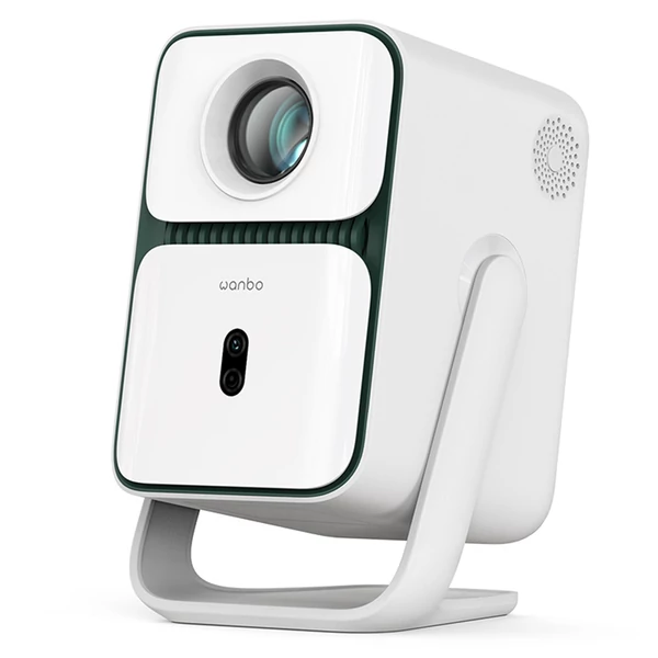Wanbo T2 Ultra projektor, Android TV 11, 500 ANSI, natív 1080P, 120° forgatható állvány, autofókusz, 45-140" vetítés, dual WiFi, 2×5W hangszóró