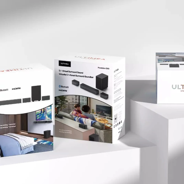 Ultimea Poseidon D50 5.1 csatornás soundbar mélynyomóval, hátsó hangsugárzókkal, állítható surround, 3 EQ mód