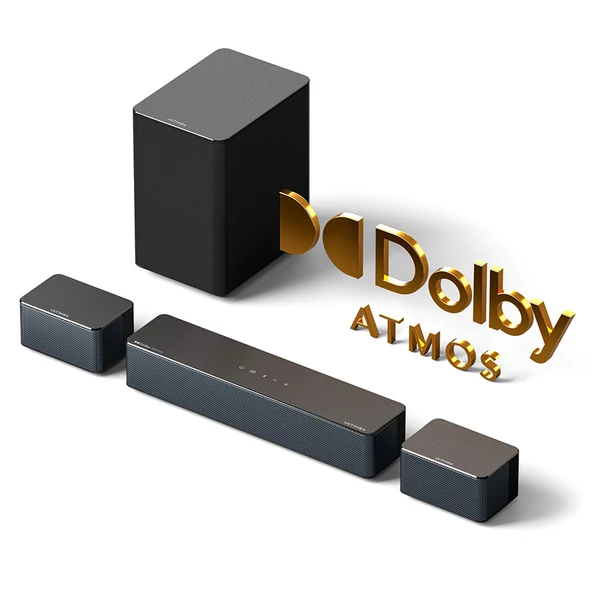 Ultimea Poseidon D60 5.1 hangprojektor mélynyomóval, Dolby Atmos, állítható térhangzás, több üzemmód
