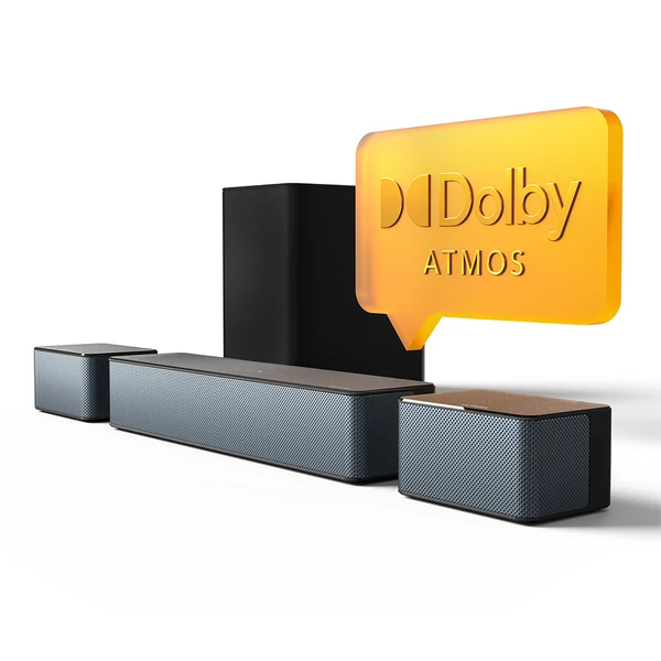 Ultimea Poseidon D60 5.1 hangprojektor mélynyomóval, Dolby Atmos, állítható térhangzás, több üzemmód