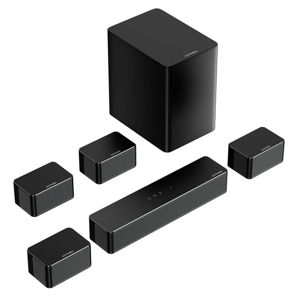 Ultimea Poseidon D70 7.1 csatornás soundbar mélynyomóval, 10 sávos EQ, 121 előre beállított EQ, BassMX, okosapp vezérlés