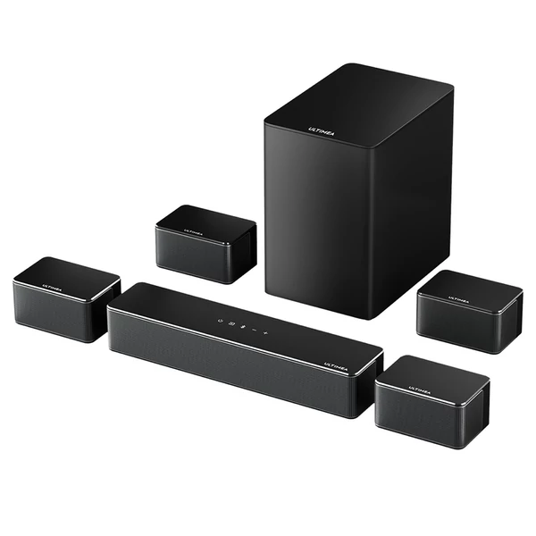 Ultimea Poseidon D70 7.1 csatornás soundbar mélynyomóval, 10 sávos EQ, 121 előre beállított EQ, BassMX, okosapp vezérlés