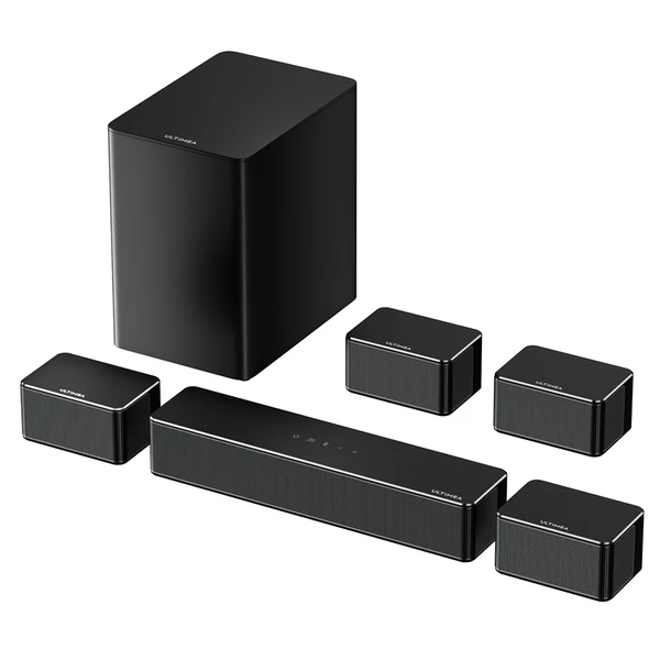 Ultimea Poseidon D70 7.1 csatornás soundbar mélynyomóval, 10 sávos EQ, 121 előre beállított EQ, BassMX, okosapp vezérlés