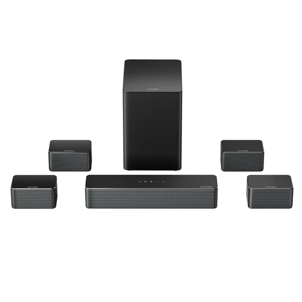 Ultimea Poseidon D70 7.1 csatornás soundbar mélynyomóval, 10 sávos EQ, 121 előre beállított EQ, BassMX, okosapp vezérlés