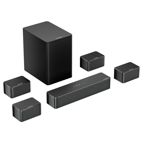 Ultimea Poseidon D70 7.1 csatornás soundbar mélynyomóval, 10 sávos EQ, 121 előre beállított EQ, BassMX, okosapp vezérlés