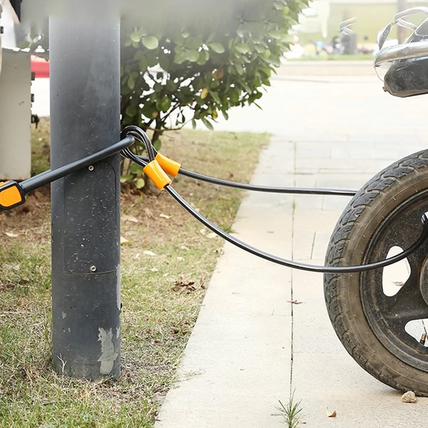 Kerékpár U-lakat, lopásgátló, erős, jelszavas zár, ötvözetből, biciklihez, motorhoz, rollerhez