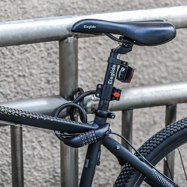 Eleglide kerékpár kombinált zár, 1,2 m kábel