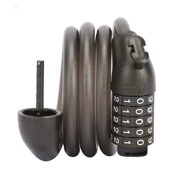 Eleglide kerékpár kombinált zár, 1,2 m kábel