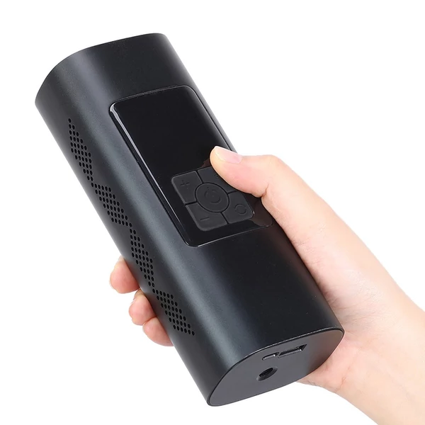 Vezeték nélküli újratölthető légszivattyú 60W, 20L/perc légáram, 6000mAh akkumulátor, telefon töltő, power bank, okos kijelző, pontos felfújás