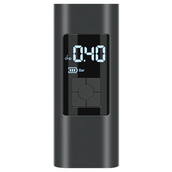 Vezeték nélküli újratölthető légszivattyú 60W, 20L/perc légáram, 6000mAh akkumulátor, telefon töltő, power bank, okos kijelző, pontos felfújás