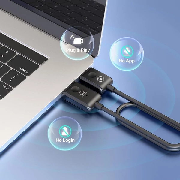 MINIX H1 vezeték nélküli 1080p HDMI kijelző adapter, 50 m hatótáv