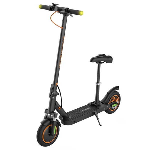 HONEYWHALE M2 MAX-B elektromos roller üléssel, 500W motor, 36V 12,5Ah akku, 32km hatótáv, 10" gumi, 32km/h, E-ABS+tárcsafék, irányjelző, hátsó lámpa
