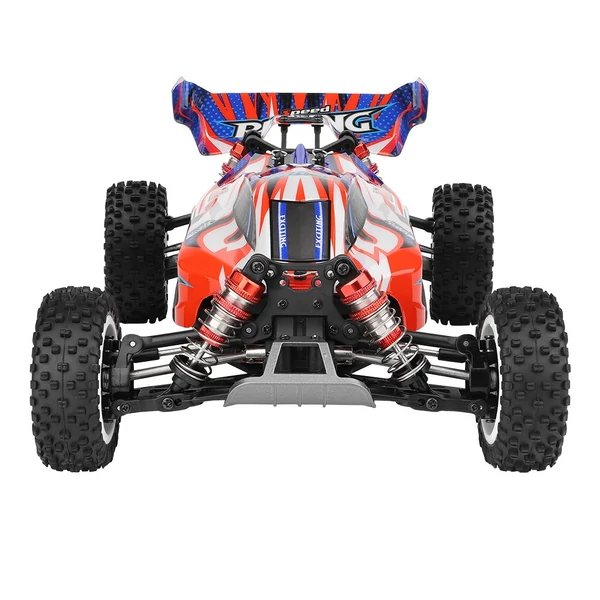WLtoys 124008 RTR kefe nélküli RC buggy 1/12, 2.4G, 4WD, 60 km/h versenyautó - 2 akkumulátor