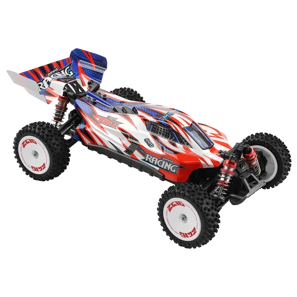 WLtoys 124008 RTR kefe nélküli RC buggy 1/12, 2.4G, 4WD, 60 km/h versenyautó - 1 akkumulátor