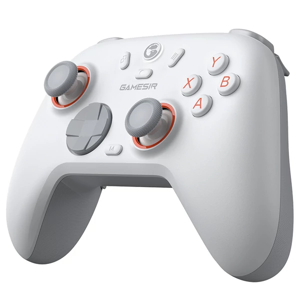 GameSir Nova 2 Lite vezeték nélküli játékvezérlő, PC/Switch/Android/iOS, Hall szenzoros ravasz, mechanikus D-pad, rezgőmotor - Fehér
