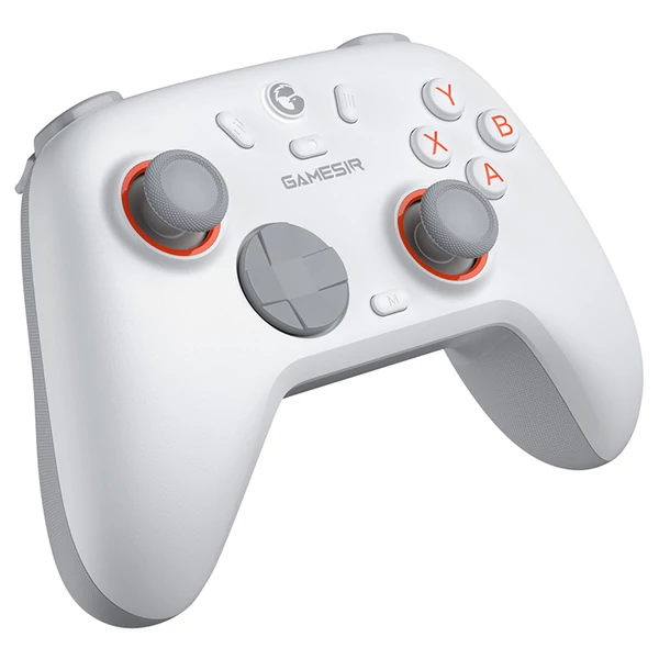 GameSir Nova 2 Lite vezeték nélküli játékvezérlő, PC/Switch/Android/iOS, Hall szenzoros ravasz, mechanikus D-pad, rezgőmotor - Fehér