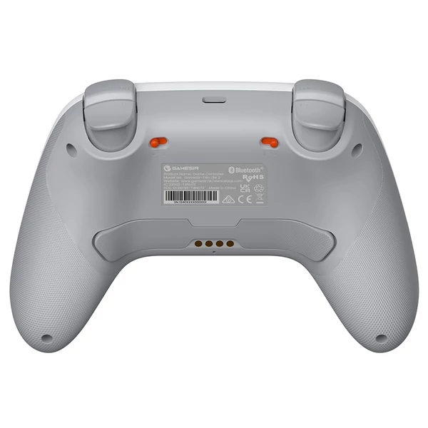 GameSir Nova 2 Lite vezeték nélküli játékvezérlő, PC/Switch/Android/iOS, Hall szenzoros ravasz, mechanikus D-pad, rezgőmotor - Fehér