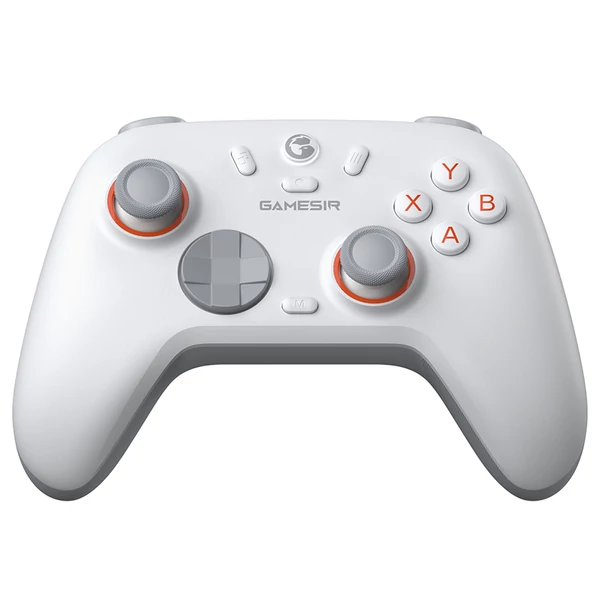 GameSir Nova 2 Lite vezeték nélküli játékvezérlő, PC/Switch/Android/iOS, Hall szenzoros ravasz, mechanikus D-pad, rezgőmotor - Fehér