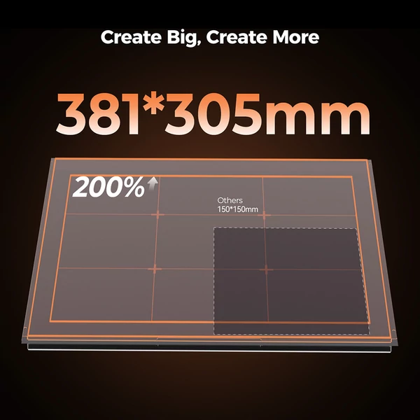 Creality Falcon A1 10W FDA 1. osztályú lézer, 600mm/s gravírozás, kamera, anyagfelismerés, szemvédelem, 305×381mm
