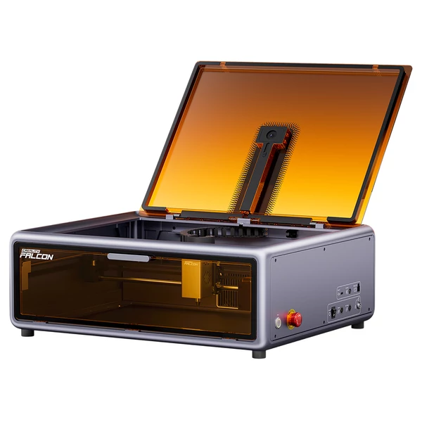 Creality Falcon A1 10W FDA 1. osztályú lézer, 600mm/s gravírozás, kamera, anyagfelismerés, szemvédelem, 305×381mm +  1 éves LightBurn licenc