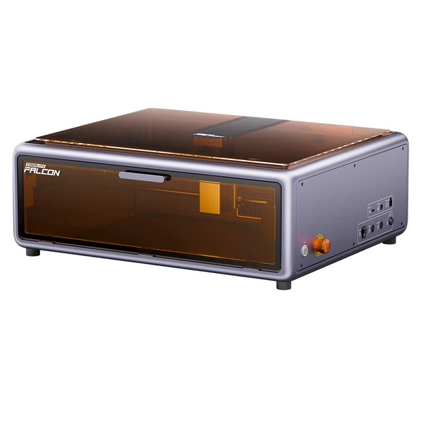 Creality Falcon A1 10W FDA 1. osztályú lézer, 600mm/s gravírozás, kamera, anyagfelismerés, szemvédelem, 305×381mm +  1 éves LightBurn licenc