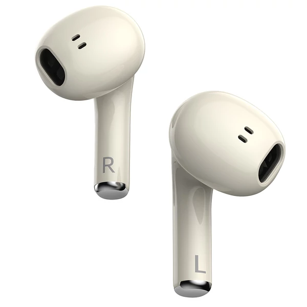 SOUNARC Q3 vezeték nélküli fülhallgató – Bluetooth 5.3, IPX5, 20 óra üzemidő, érintésvezérlés – Bézs