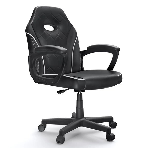 ACGAM CG-4746 gamer irodai szék, ergonomikus hab háttámla, 360°-os forgás, állítható magasság, kicsi méret