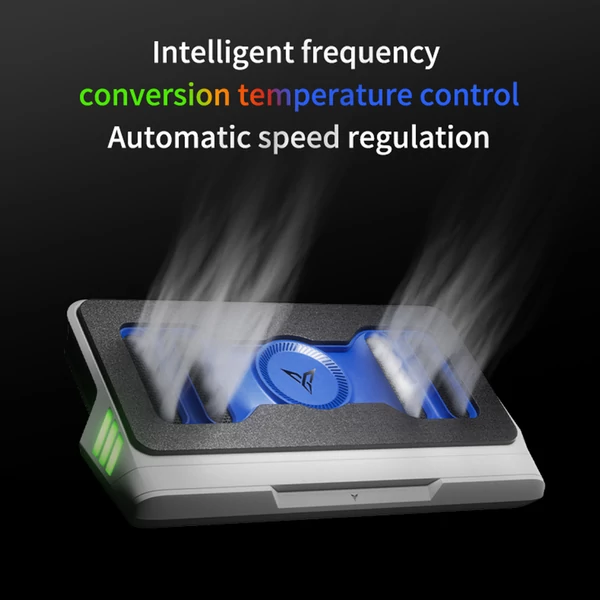 Flydigi BS1 laptop hűtőállvány, 4 hűtési mód, intelligens változó frekvenciás hőmérséklet-szabályozás