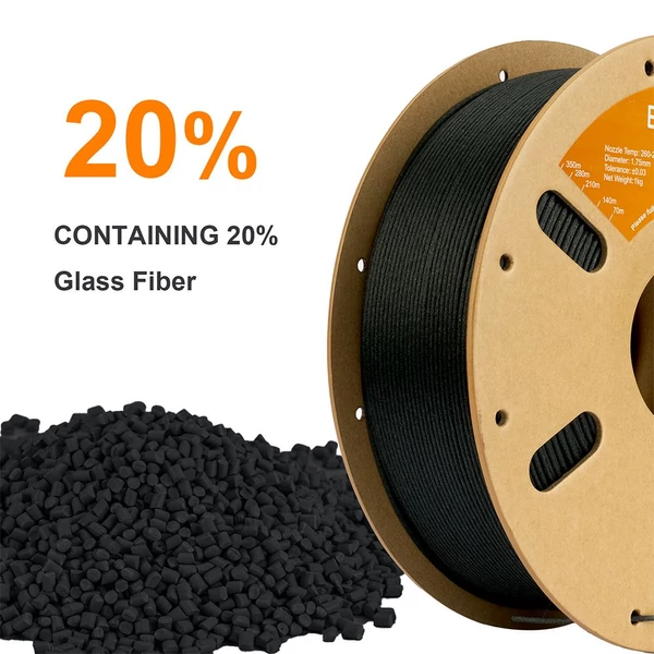ERYONE üvegszálas filament PA12/PA6 - 2kg fekete + 1kg fehér