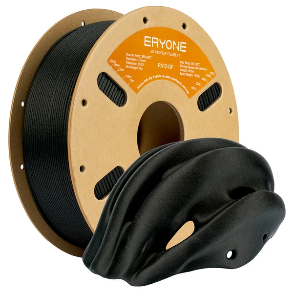 ERYONE üvegszálas filament PA12/PA6 - 2kg fekete + 1kg fehér