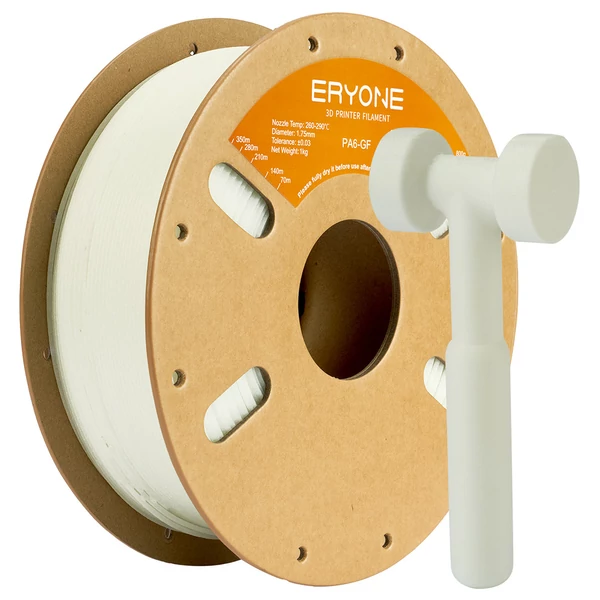 ERYONE üvegszálas filament PA6 - 1kg Fehér