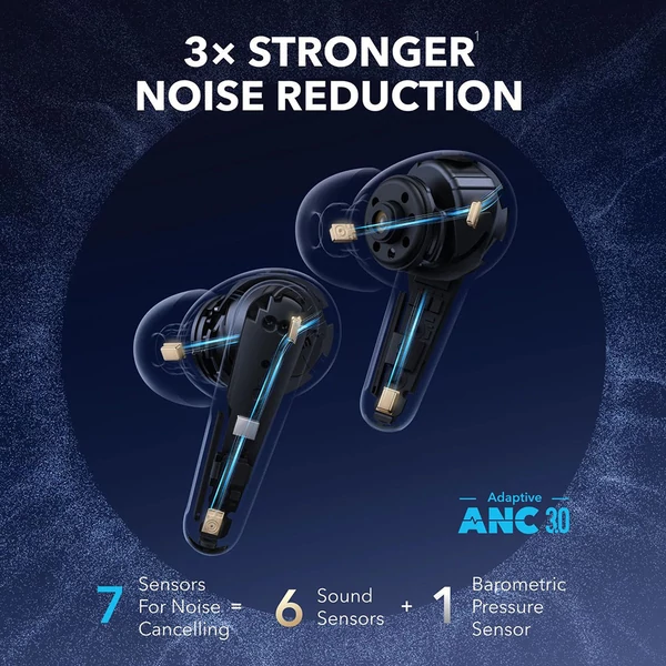 Anker Soundcore Liberty 4 Pro ANC fülhallgató, adaptív zajszűrés 3.0, Hi-Res, gyorstöltés, IPX5 - Fehér