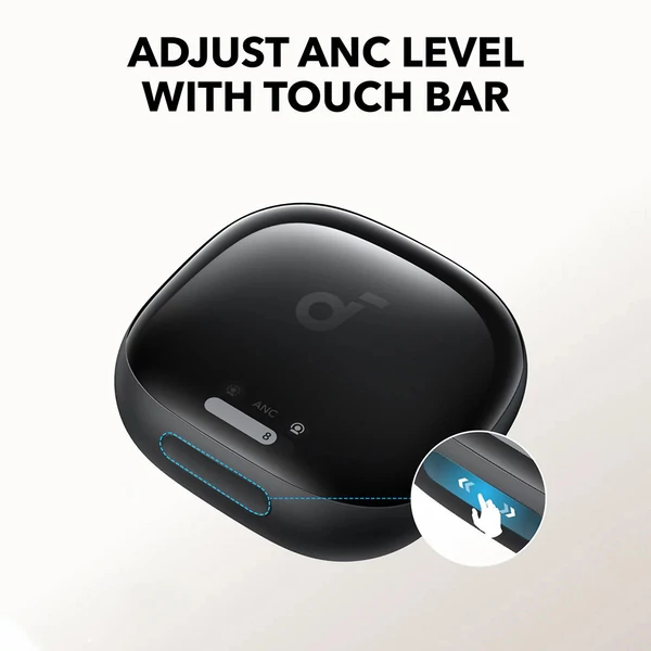 Anker Soundcore Liberty 4 Pro ANC fülhallgató, adaptív zajszűrés 3.0, Hi-Res, gyorstöltés, IPX5 - Fekete