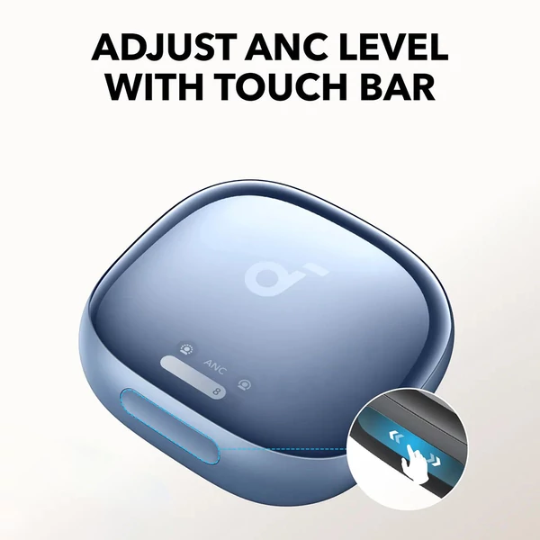 Anker Soundcore Liberty 4 Pro ANC fülhallgató, adaptív zajszűrés 3.0, Hi-Res, gyorstöltés, IPX5 - Kék