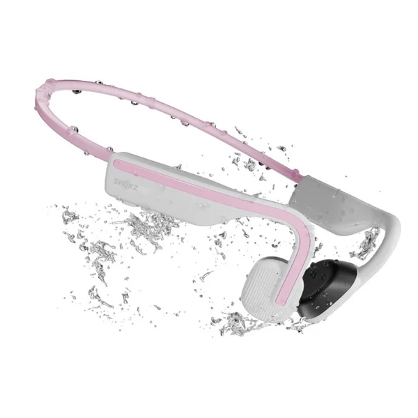SHOKZ OpenMove nyitott fülhallgató, csontvezetéses Bluetooth sport fejhallgató, IP55 vízálló - Pink