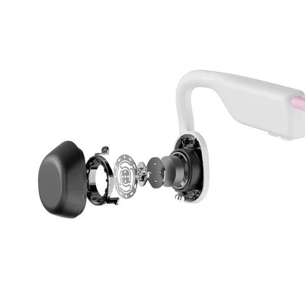 SHOKZ OpenMove nyitott fülhallgató, csontvezetéses Bluetooth sport fejhallgató, IP55 vízálló - Pink