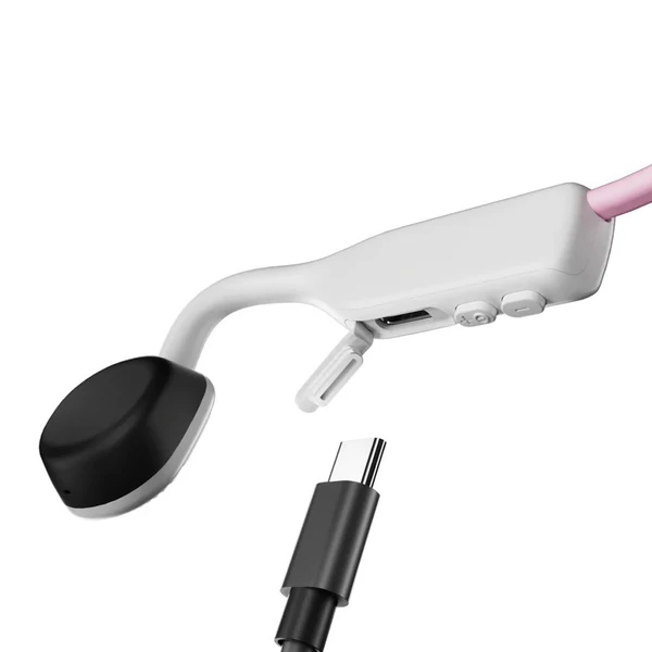 SHOKZ OpenMove nyitott fülhallgató, csontvezetéses Bluetooth sport fejhallgató, IP55 vízálló - Pink