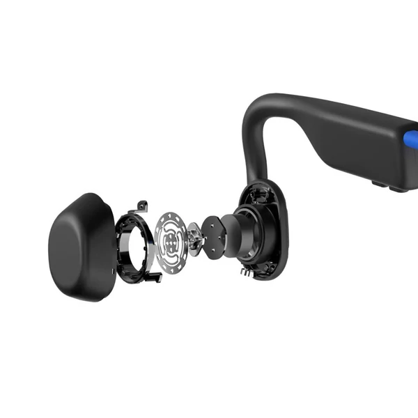 SHOKZ OpenMove nyitott fülhallgató, csontvezetéses Bluetooth sport fejhallgató, IP55 vízálló - Kék
