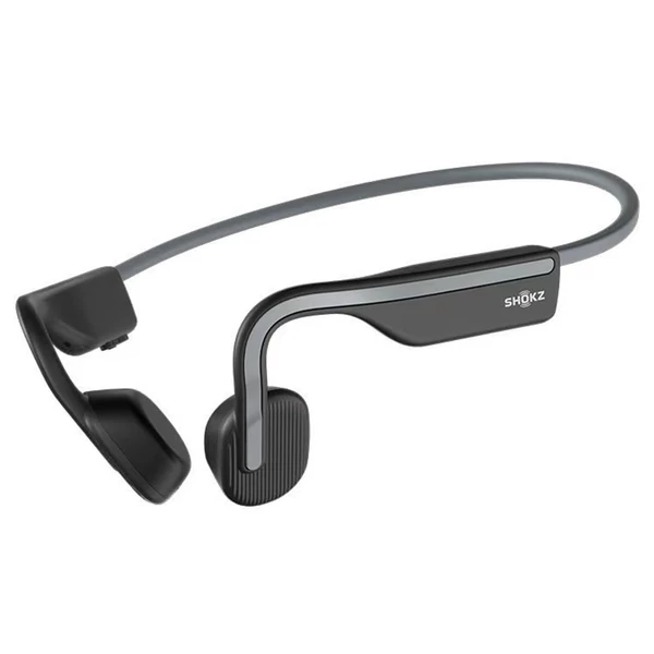 SHOKZ OpenMove nyitott fülhallgató, csontvezetéses Bluetooth sport fejhallgató, IP55 vízálló - Szürke