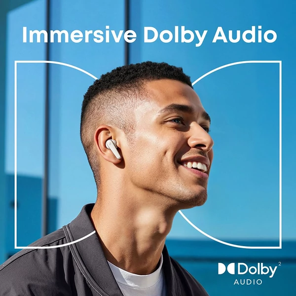 Anker Soundcore Liberty 5 ANC fülhallgató, Dolby Audio, 2x erősebb zajszűrés, Adaptív ANC 3.0, 48 óra üzemidő – Fehér