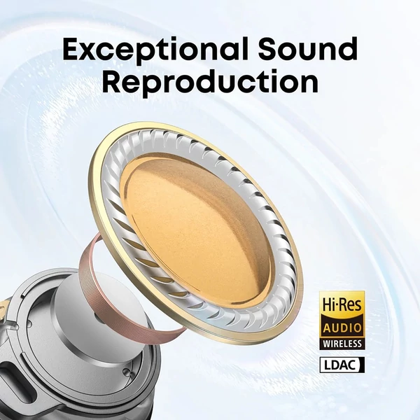 Anker Soundcore Liberty 5 ANC fülhallgató, Dolby Audio, 2x erősebb zajszűrés, Adaptív ANC 3.0, 48 óra üzemidő – Fehér
