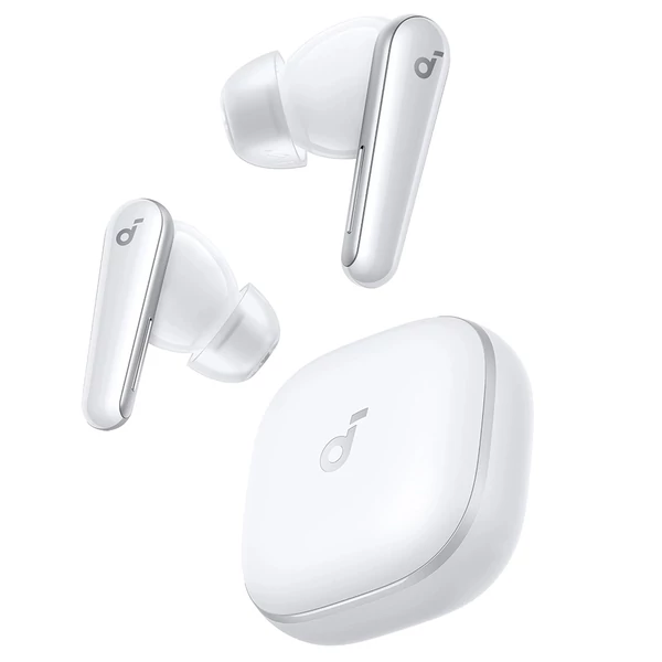 Anker Soundcore Liberty 5 ANC fülhallgató, Dolby Audio, 2x erősebb zajszűrés, Adaptív ANC 3.0, 48 óra üzemidő – Fehér