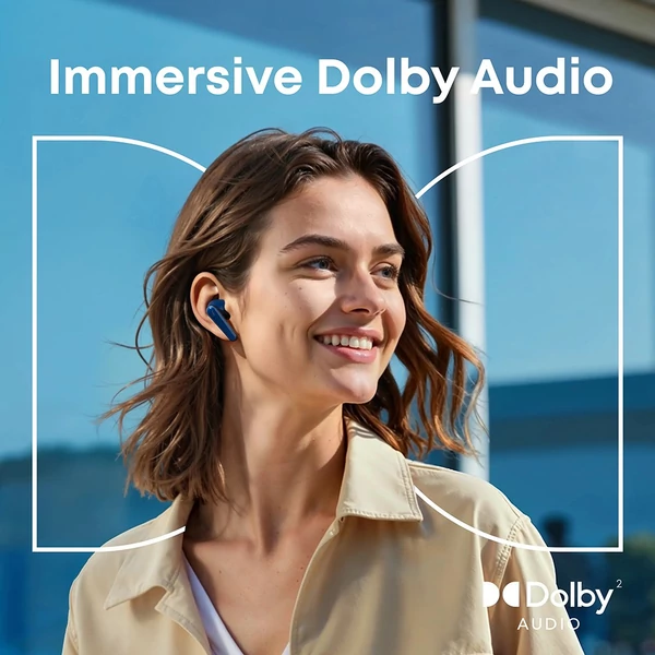 Anker Soundcore Liberty 5 ANC fülhallgató, Dolby Audio, 2x erősebb zajszűrés, Adaptív ANC 3.0, 48 óra üzemidő – Kék